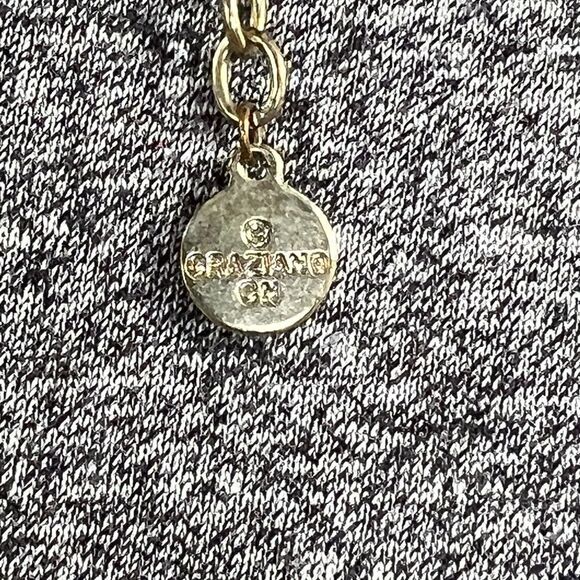 RJ Graziano Pink Cord with God Tone Ring Pendant - Picture 5 of 6